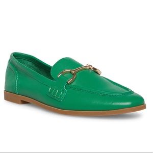 Steve Madden emerald green loafer
